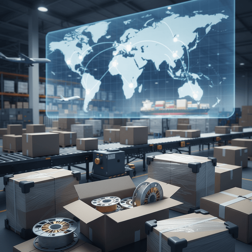 Global logistics and shipping operations for electronic components